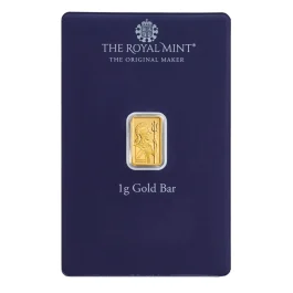 1 gram The Royal Mint - Britannia Best Wishes .9999 Gold Bar