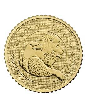 2025 1/25oz Niue Czech Lion .9999 Gold BU Coin