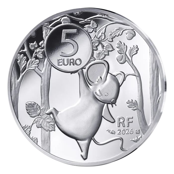 2026 12 gram France My First Coin .999 Silver Coloured Proof Coin