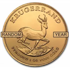 Random Year 1oz South Africa Krugerrand .9167 Gold Coin