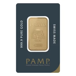 PAMP SUISSE 10.0 OZ 金バー 10 oz PAMP Suisse Fortuna Veriscan Gold Bar (New w/ Assay) l