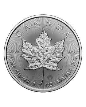 2025 1 oz Canada Maple Leaf .9999 Silver BU Coin