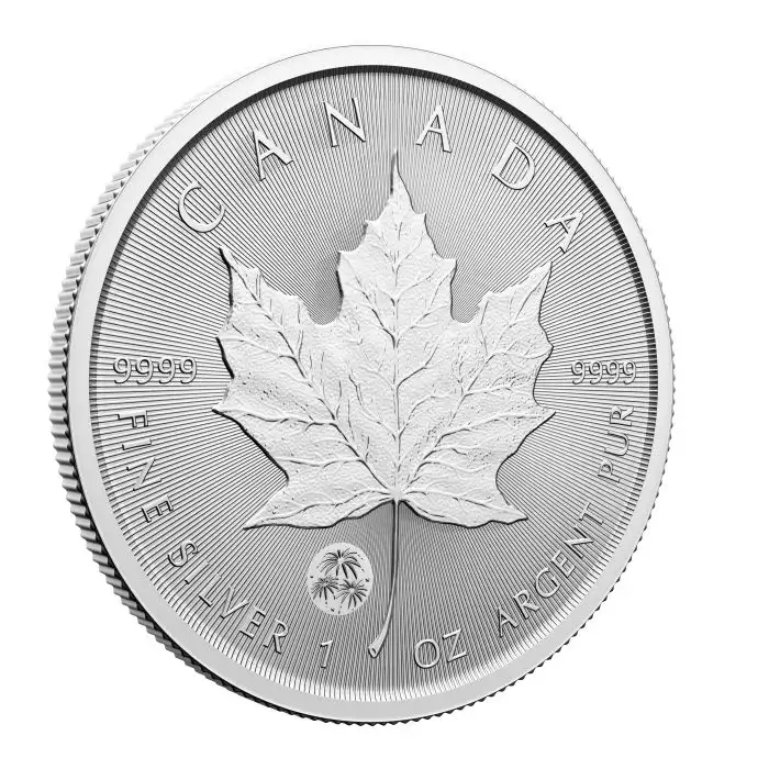 お得な情報満載 2024 1oz Canada Treasured Silver Maple Leaf with ミルク