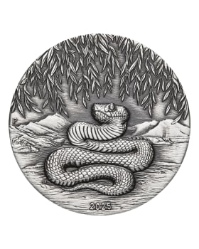 Treasured Canadian Maple Leaf 1 Oz Silber 2025 Snake Privy Mark | Metal - Foto 6