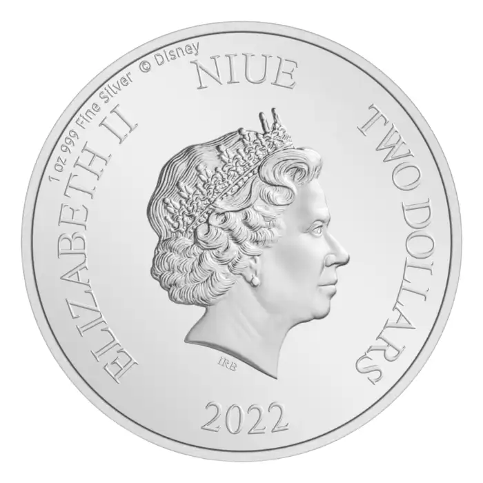 101匹わんちゃん「ファミリー」2ドルカラー銀貨（2022年ニウエ）ダルメシアン 101匹わんちゃん「ファミリー」2ドルカラー銀貨（2022年ニウエ