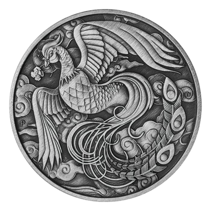 中国古墨 丸墨 鳳九雛 方于魯珍蔵 鳳凰紋様 中国文房具 古墨 中国書画