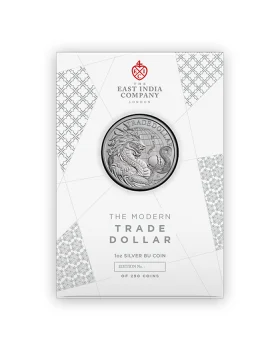 2021 1 oz St Helena Modern Chinese Trade Dollar 999 Silver