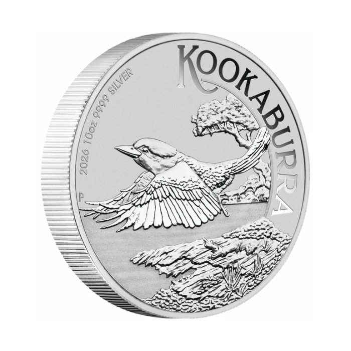 2026 10oz Australia Kookaburra .9999 Silver BU Coin