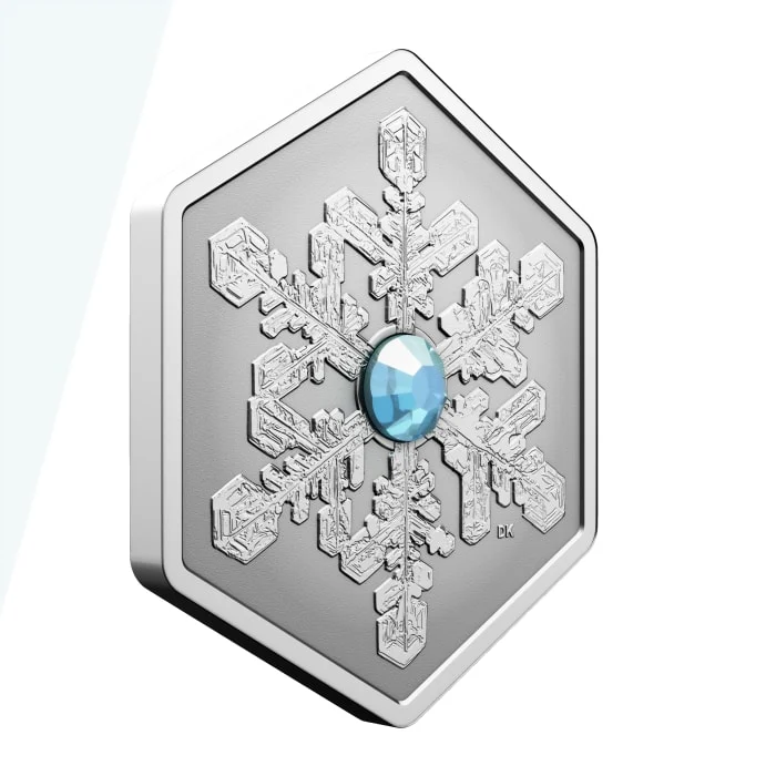 2024 1oz Canada Snowflake .9999 Silver Reverse Proof Coin