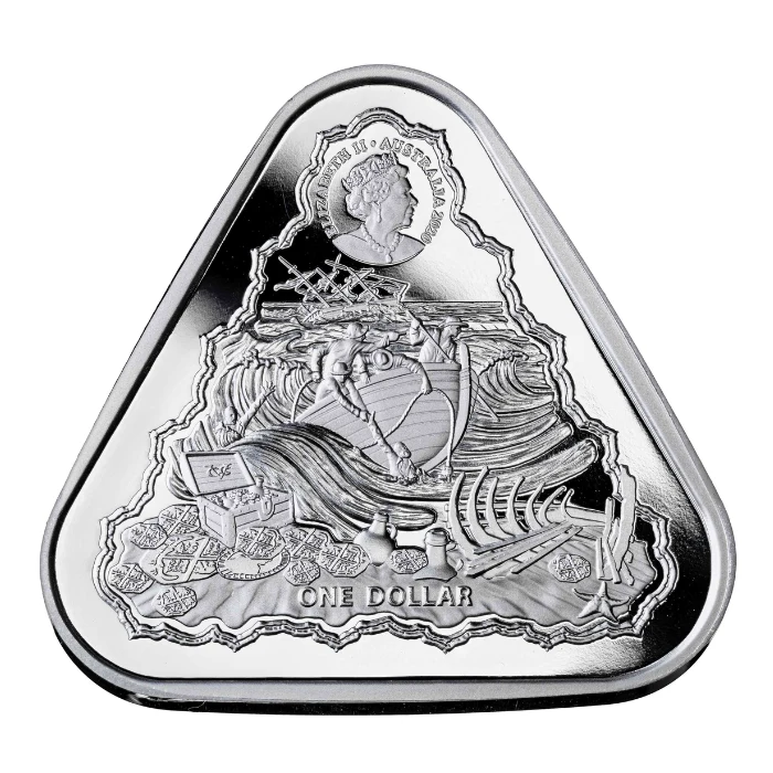 2020 1 oz Australian Shipwreck Series - Vergulde Draeck (Gilt
