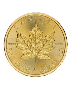 2024 1 oz Canada Maple Leaf .9999 Gold BU Coin