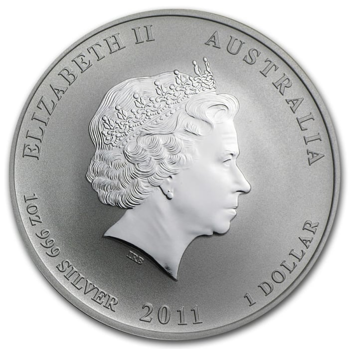 邦楽 QUEEN RABBIT / OCEANUS 2023 2 oz Australian Silver Lunar Rabbit Coin (BU) l JM Bullion™