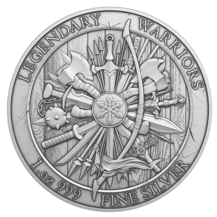 1 oz Legendary Warriors: Alexander The Great .999 Silver BU 1 oz Legendary Warriors: Alexander The Great .999 Silver BU