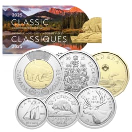 2025 Canada Classic Uncirculated Coin Set (6 Coin Set)