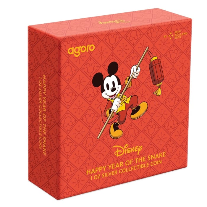 2025 1oz Niue Disney Lunar Year of the Snake .999 Silver