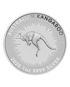 2026 1 oz Australia Kangaroo  .9999 Silver BU Coin