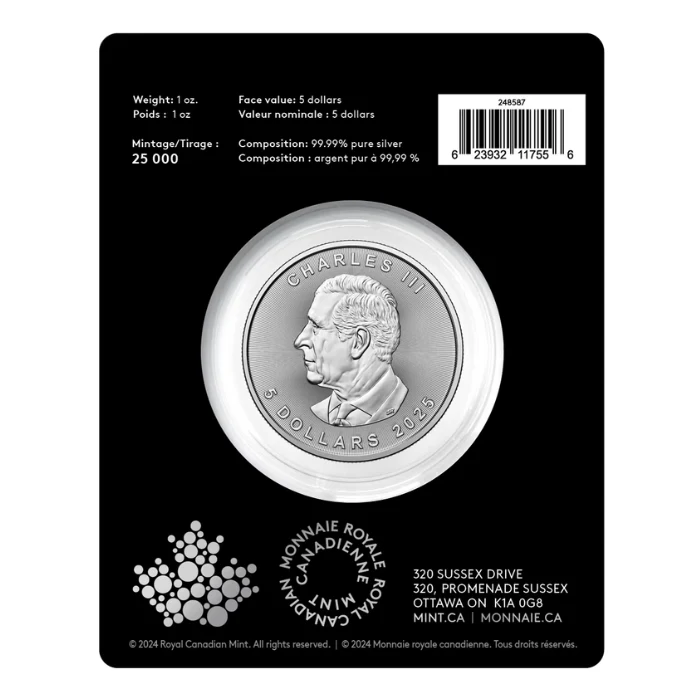 2025 1oz Canada Treasured Maple Leaf - Congratulations Privy