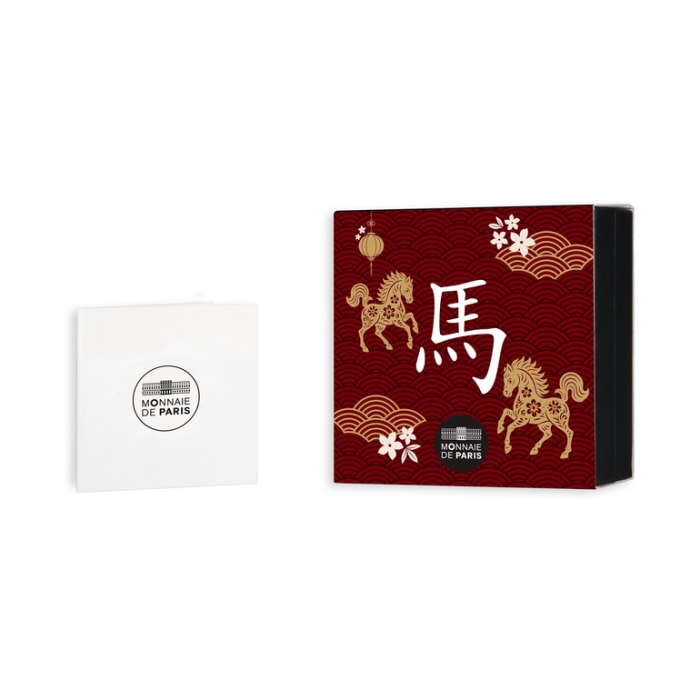 2026 法國農曆生肖馬年.999精鑄金幣1/4盎司