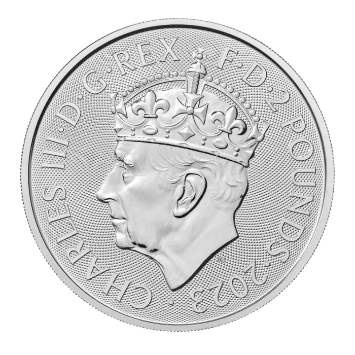 Britannia king Charles Ⅲ 2023 UK Great Britain S2PND Silver 1oz Britannia King