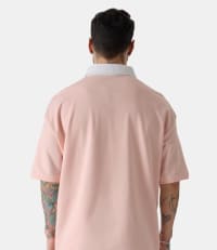 Trendy Peach Polo Shirt - Kenyan Style
