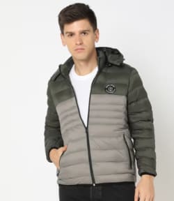 Trendy Two-Tone Puffer Jacket