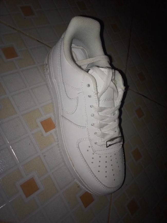 Trendy White Airforce 1 Sneakers