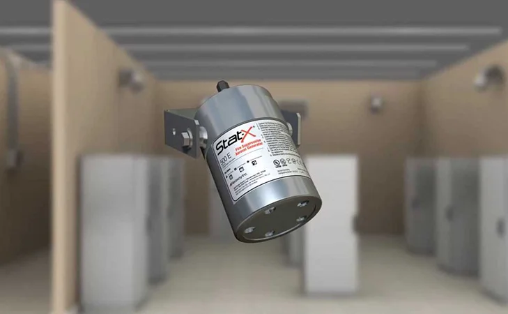 Aerosol fire suppression