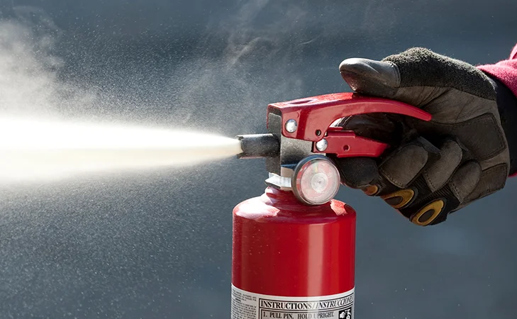 Portable fire extinguishers
