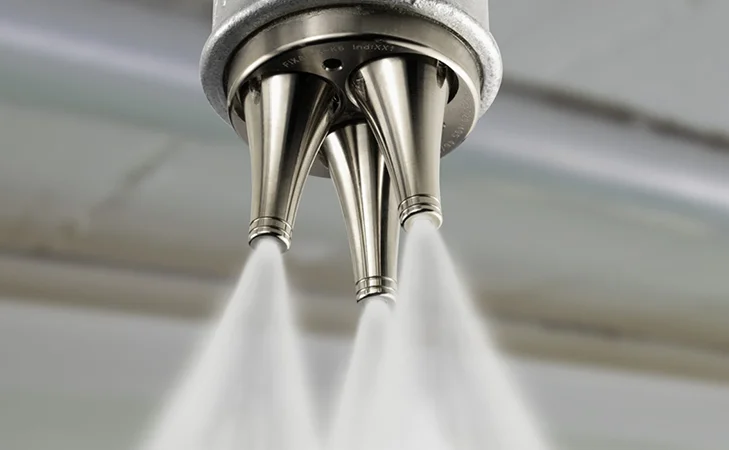 Water-mist fire suppression