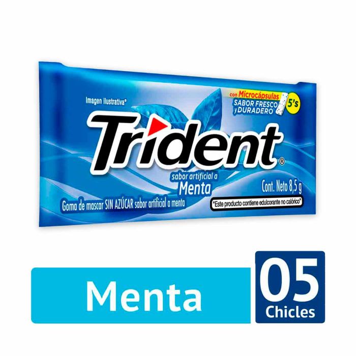 Chicle Sabor Menta x 5