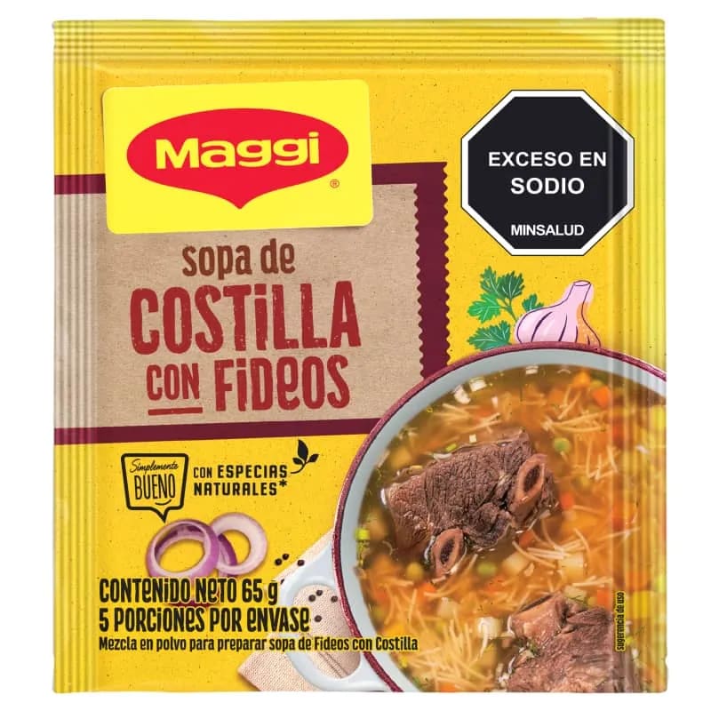 Sopa de Costilla con Fideos