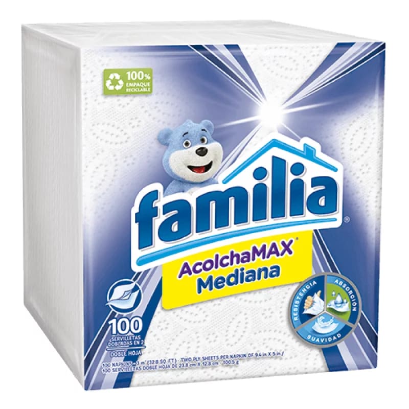 Servilletas Familia acholchaMAX Mediana