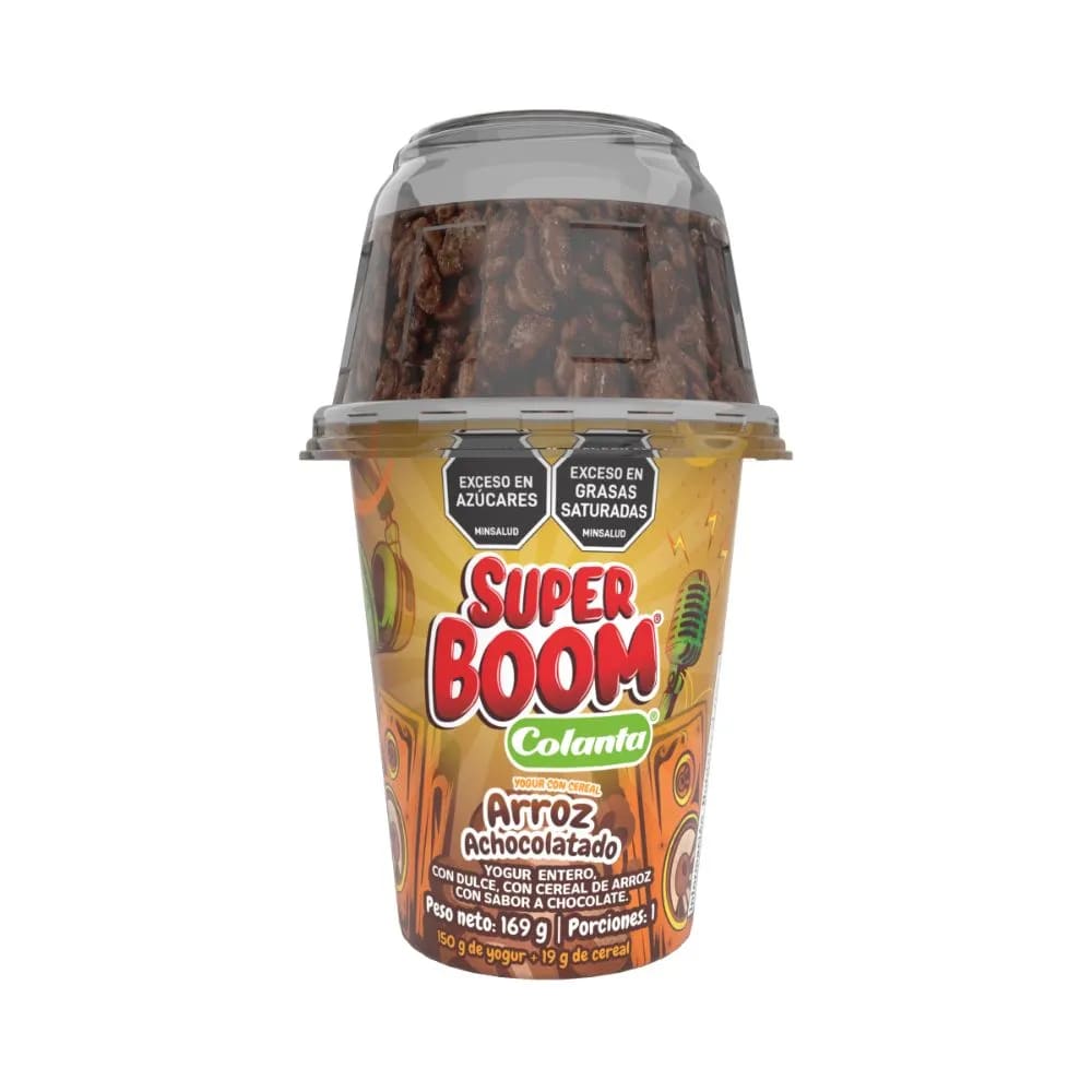 Yogur con Arroz Chocolatado Super Boom