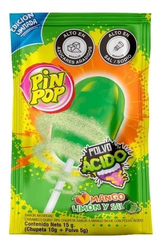 Polvo Acido Mango Limon y Sal Pin Pon