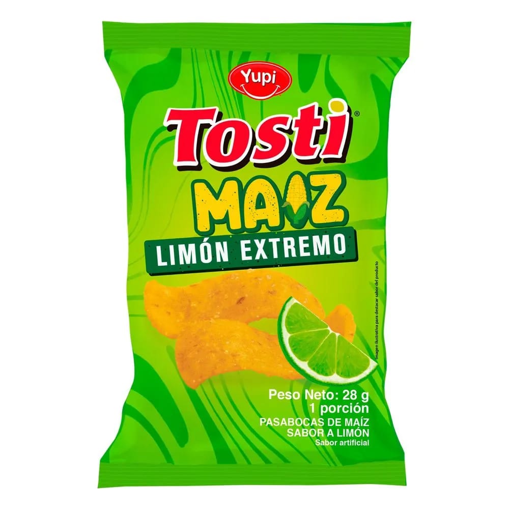 Tosti Maíz Limón Extremo