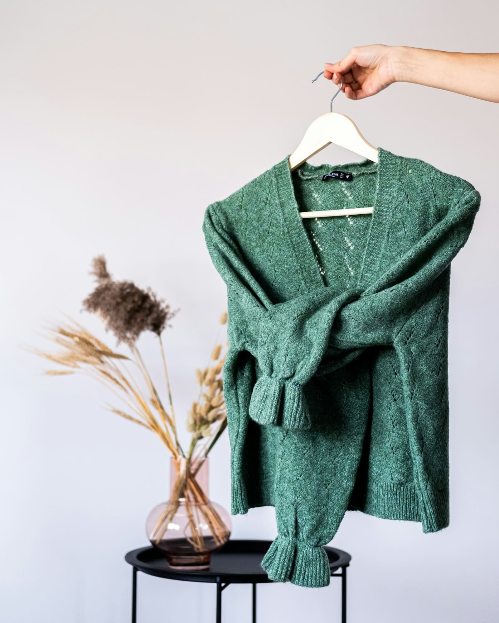 Bottle-Green V-Neck