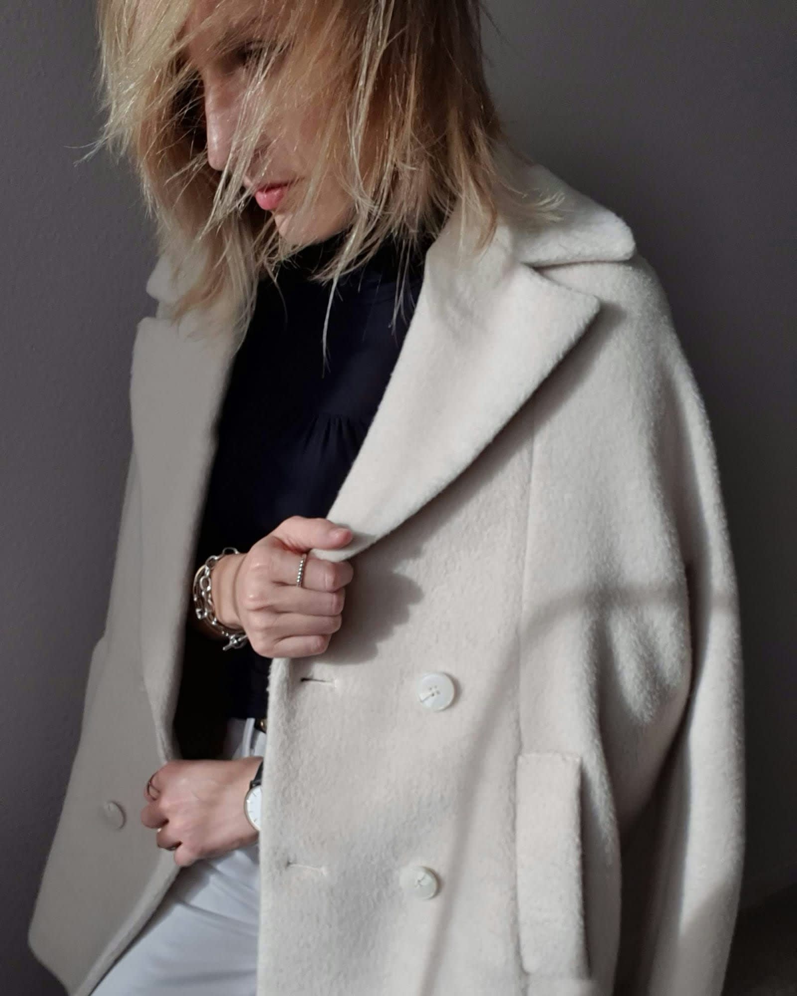 Double-Breasted Wool Coat