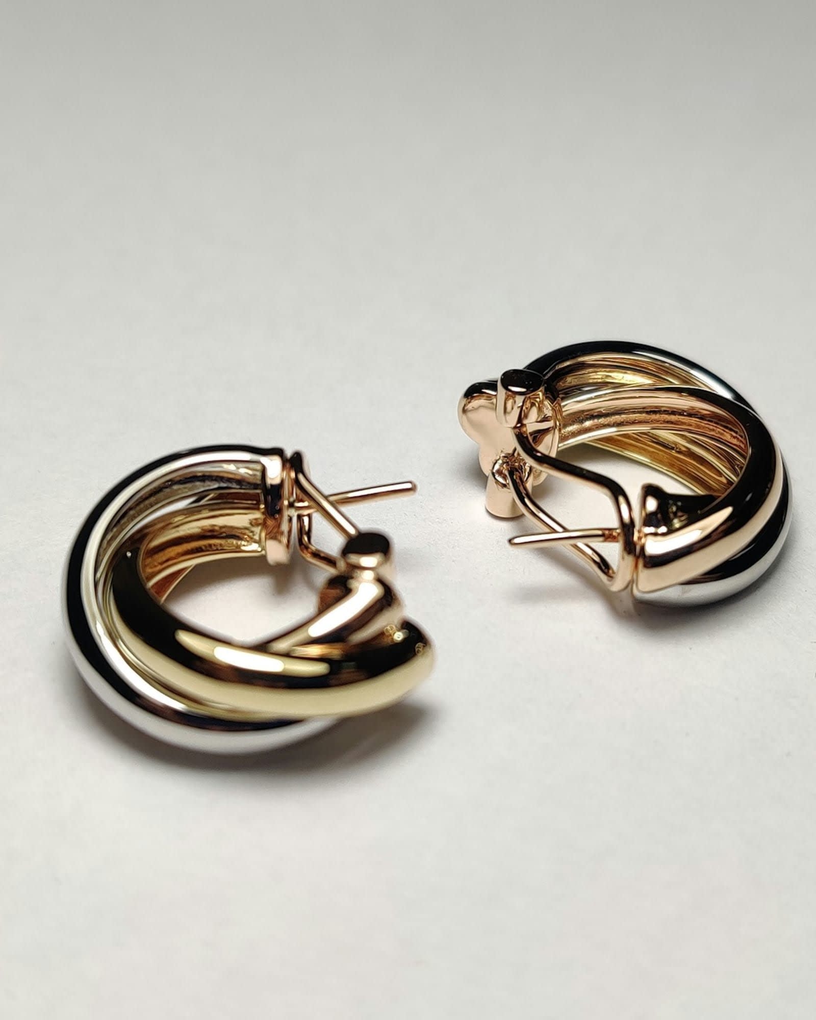 Trinity Hoop Earrings