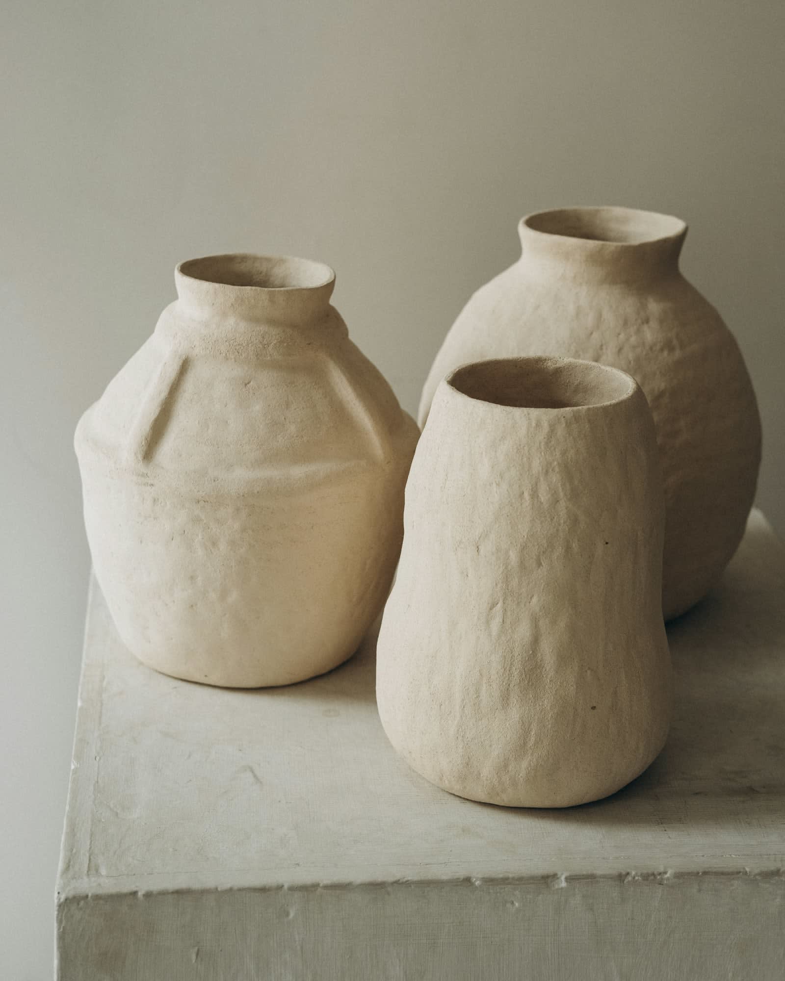 Hand-Built Clay Vases