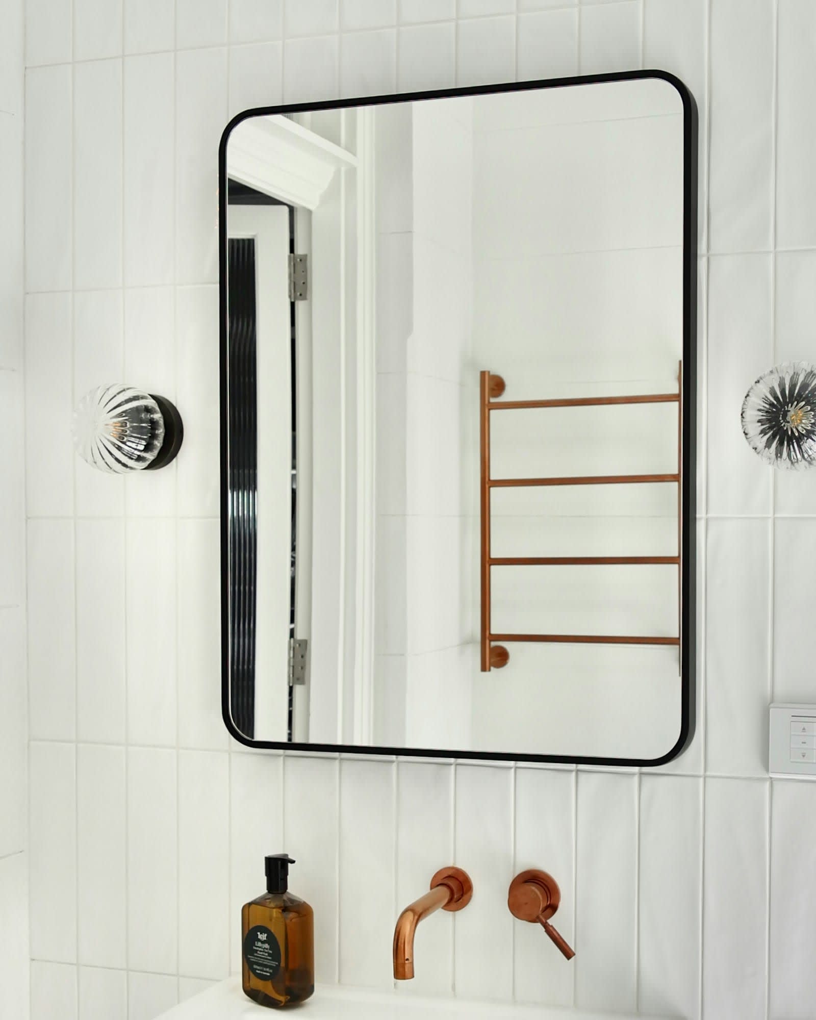 Rounded Bathroom Mirror