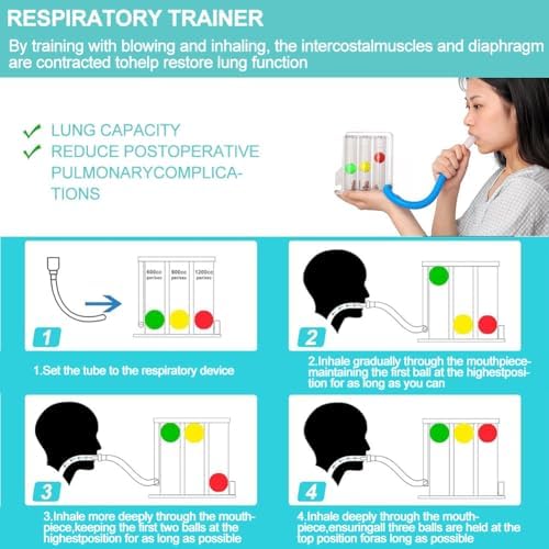 Vue 4 de Appareil Exercice Respiratoire Exerciseur