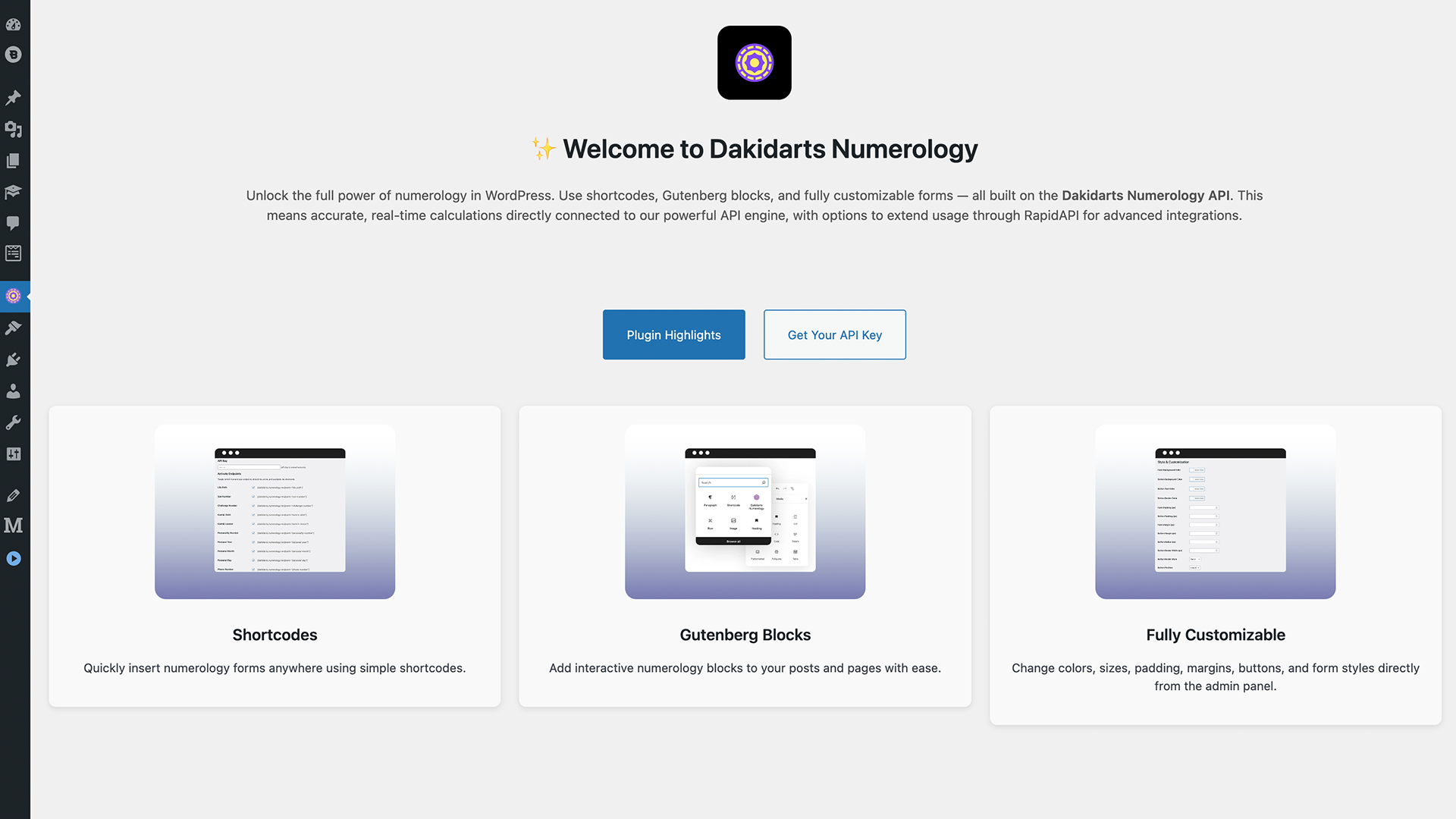 Getting Started with Dakidarts Numerology WordPress Plugin