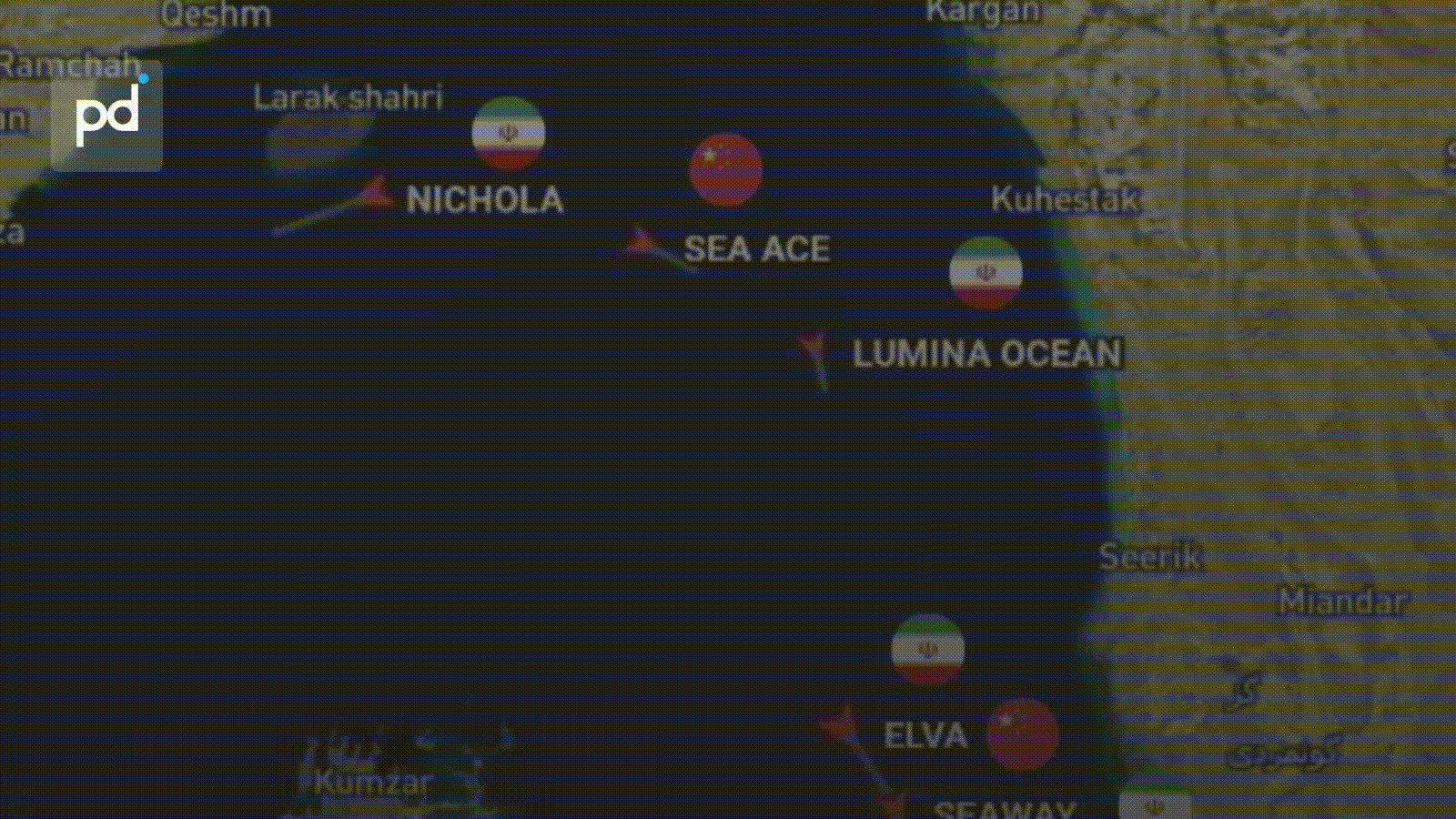 Iranian and Chinese Tankers Export Oil as Hormuz Stays Officially Shut