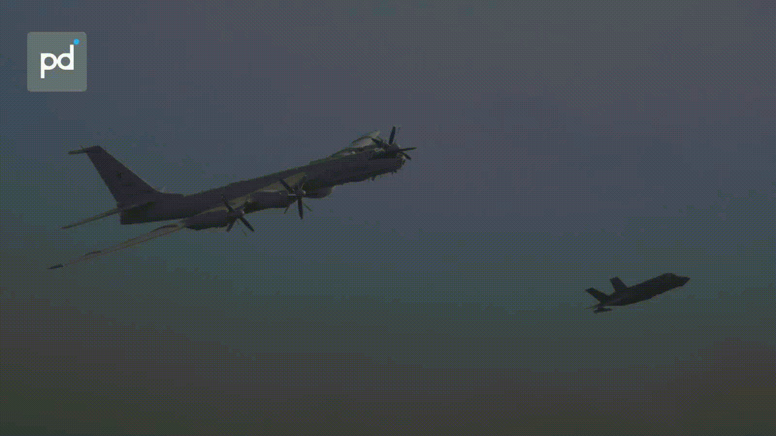 Russian Tu-142 Probes HMS Prince of Wales, F-35Bs Scrambled in Norwegian Sea