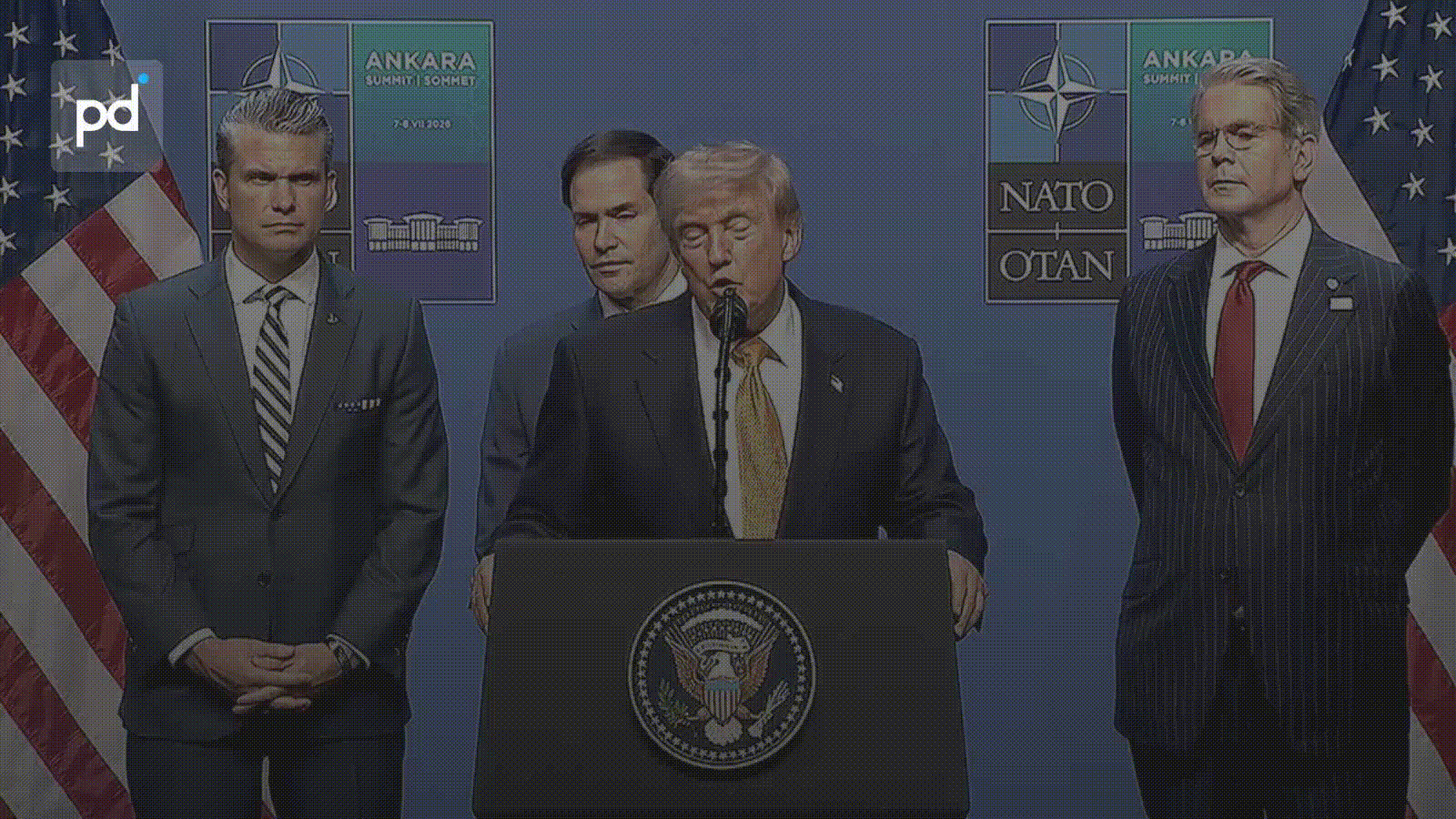 Trump Rules Out Full War With Iran, Vows 'Ten Times Harder' Retaliation