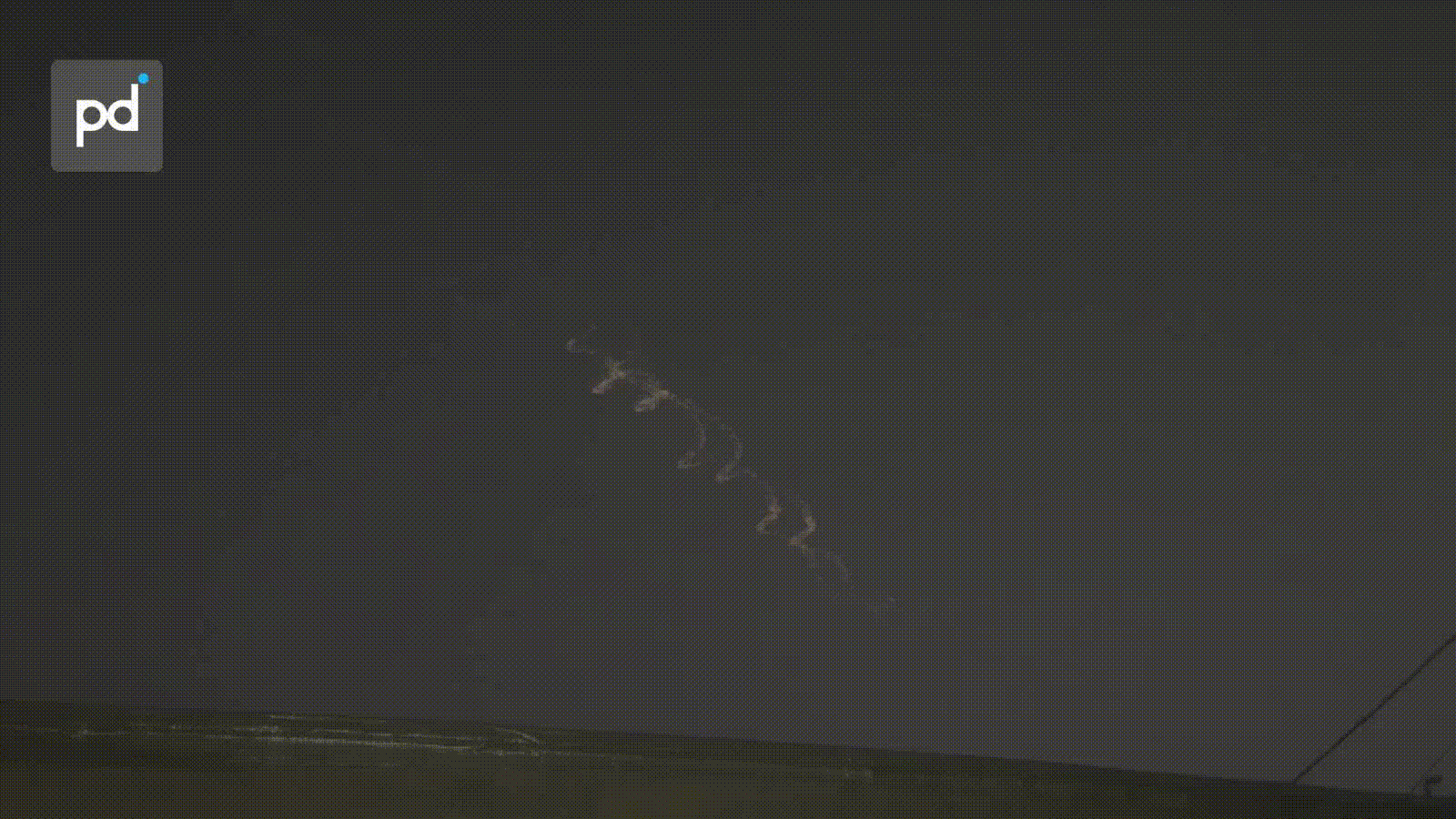Iran Ballistic Missile Trails Photographed Over Northwestern and Southern Iran