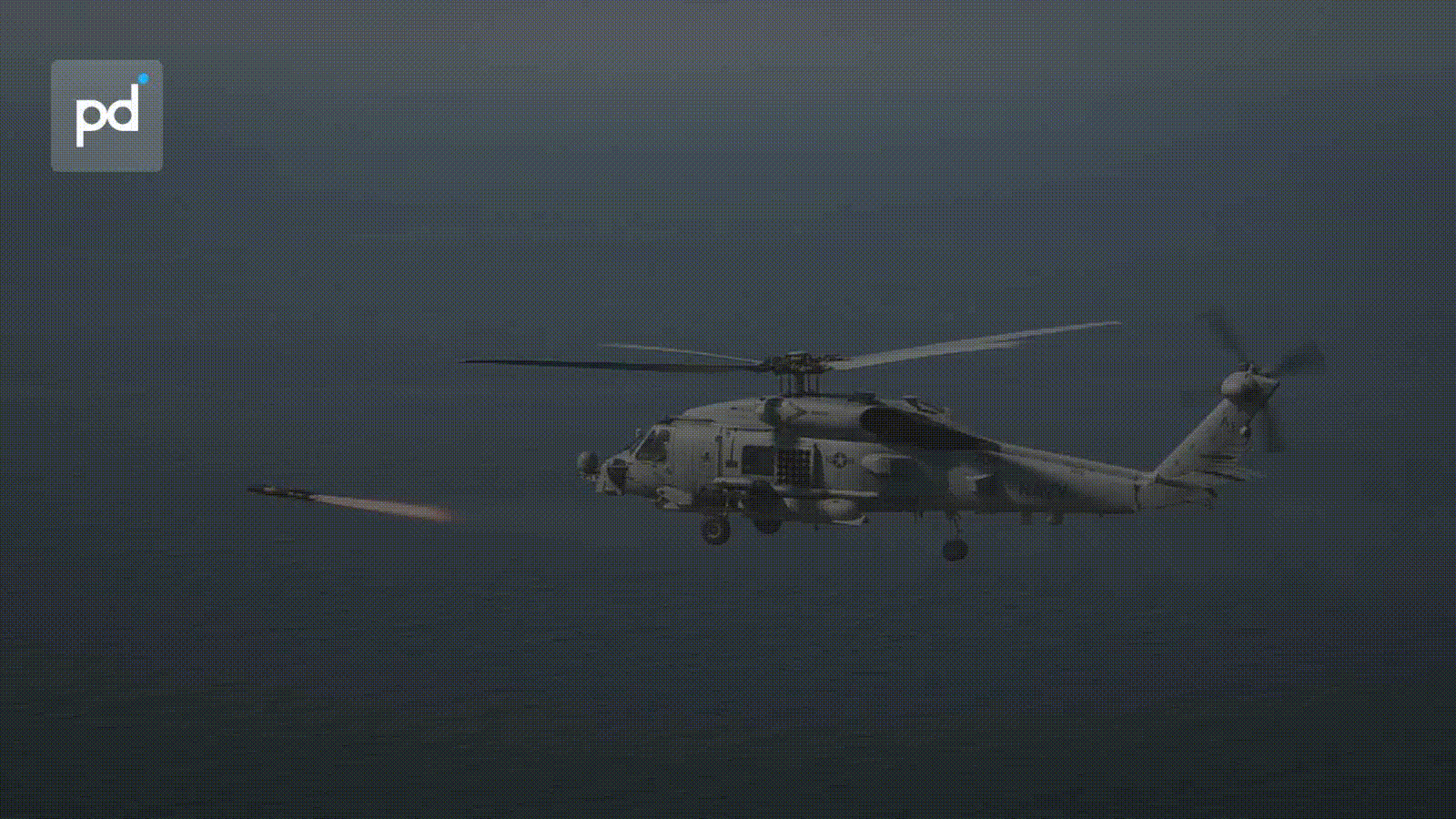 US Military Helicopter Fires Missile at Cargo Ship Running Iran Blockade
