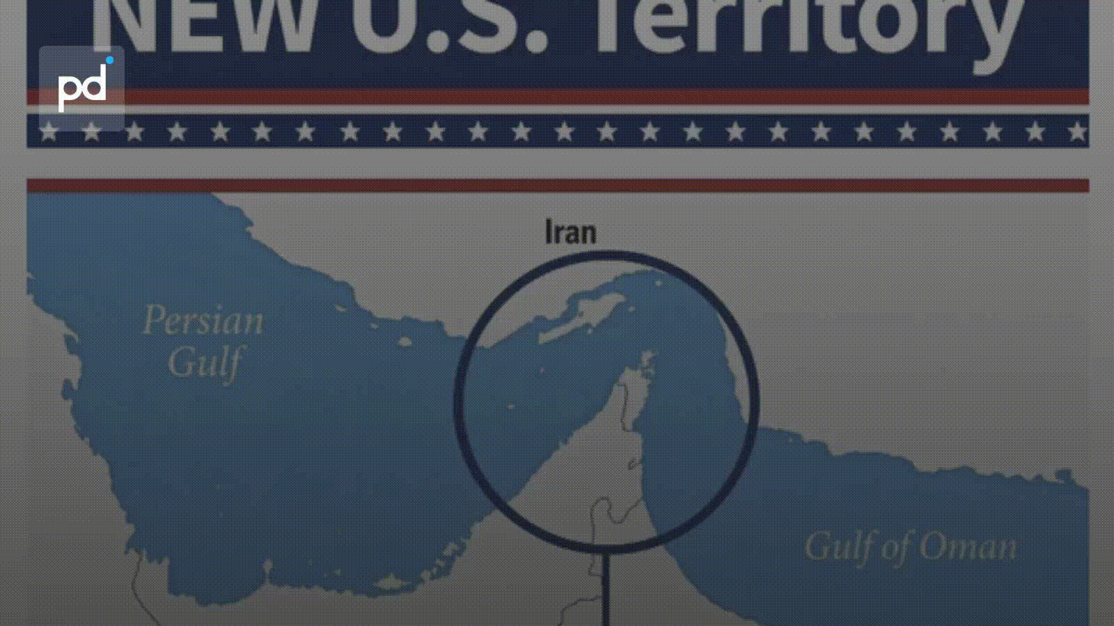 Trump Posts Truth Social Image Declaring Hormuz "New U.S. Territory"