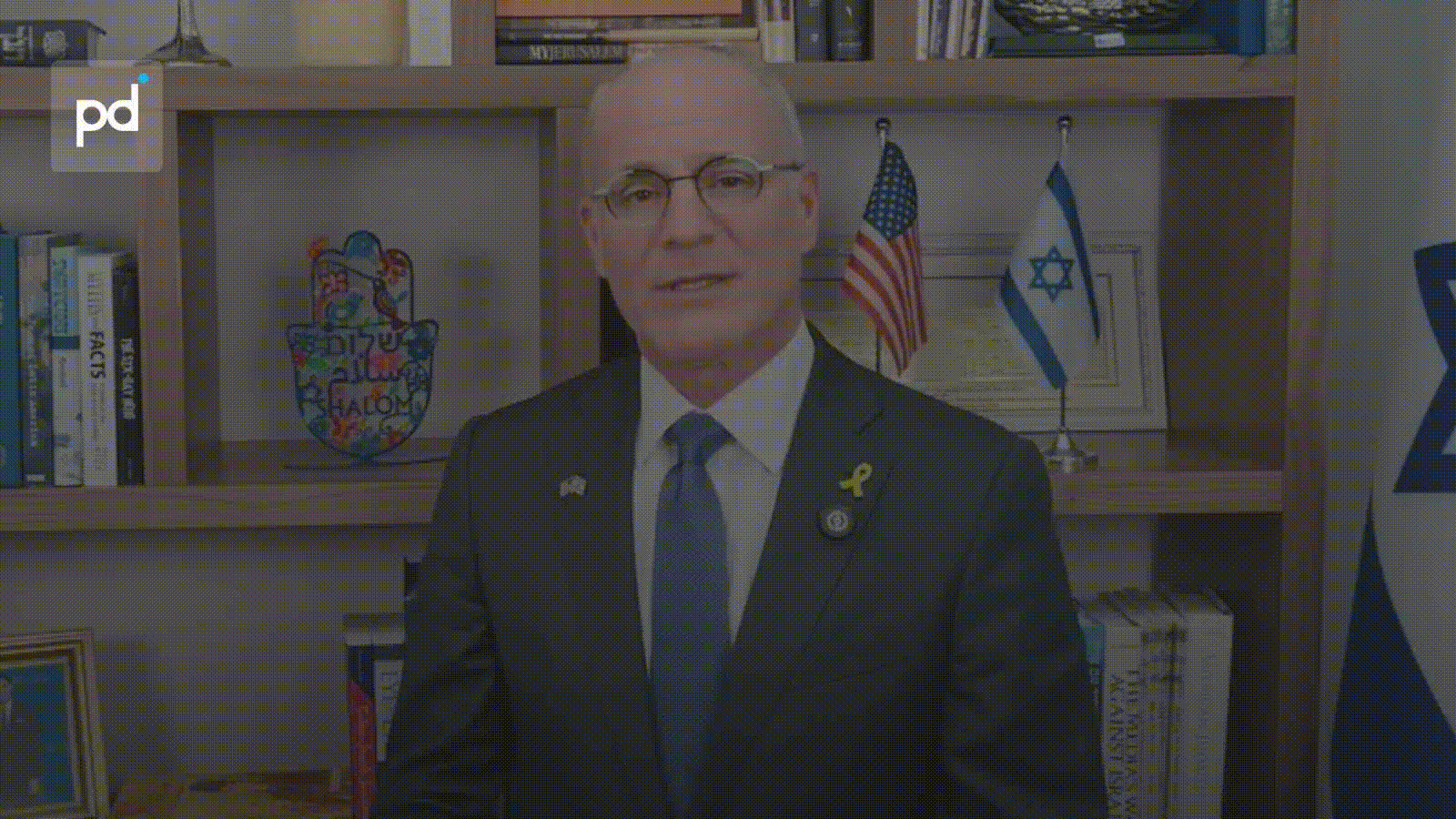 Son of Israeli Ambassador to US Critical After West Bank Car-Ramming