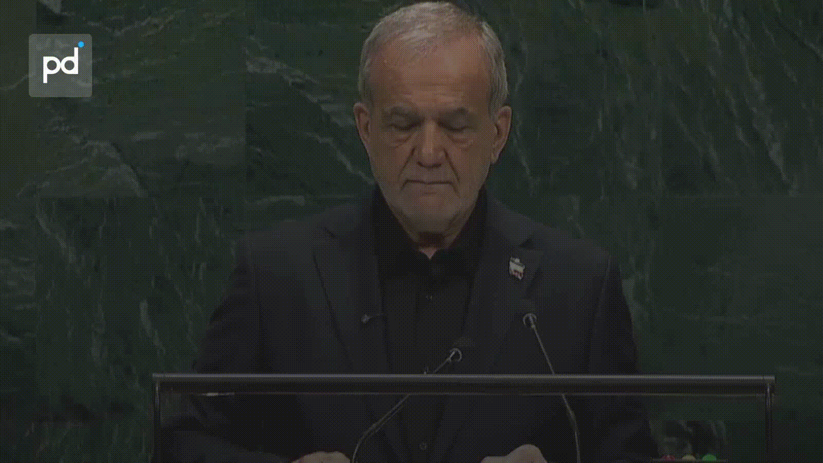 Pezeshkian Vows No Surrender to US at UNGA as Trump Threatens Annihilation